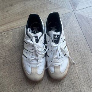 Adidas White and Black Classic Sneakers